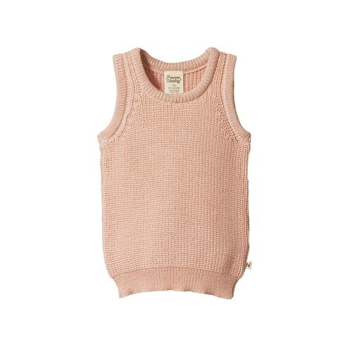 Nature Baby Merino Knit Vest 0-3Y